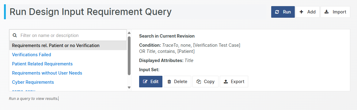 Query Overview