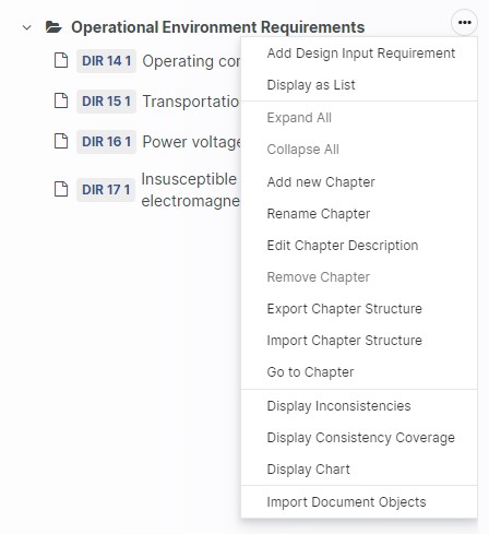 Import in Chapter