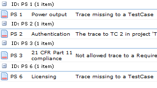 Trace consistency