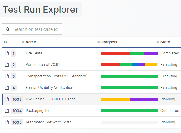 Test Run Explorer